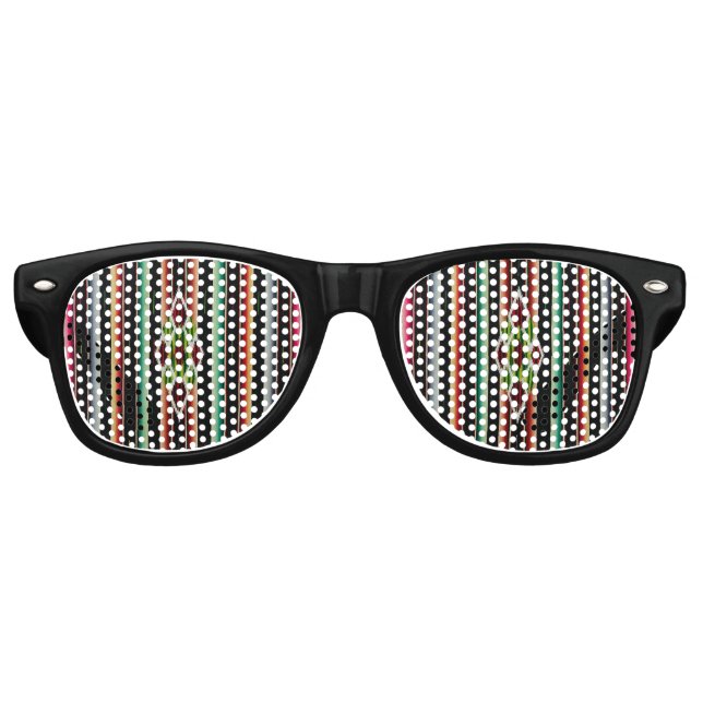 Lunettes De Fête Retro Couverture mexicaine traditionnelle espagnole Sera (Devant)