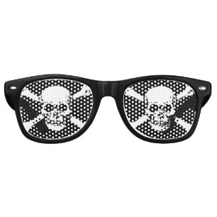 Lunettes De Fête Retro Crâne