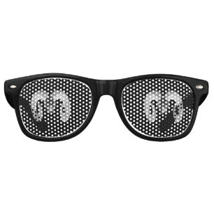 Lunettes De Fête Retro crâne de chèvre unique et artisanal