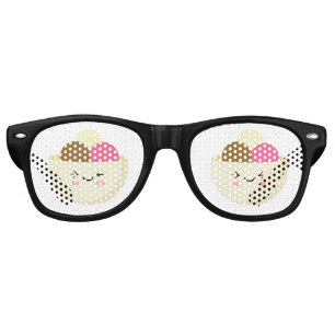 Lunettes De Fête Retro Crème glacée Kawaii