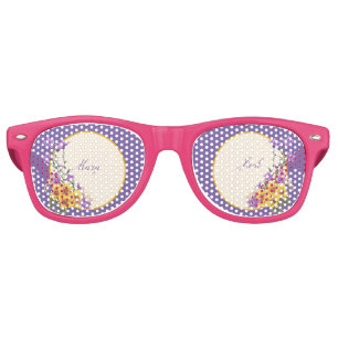 Lunettes De Fête Retro Crème Spring Garden Collection