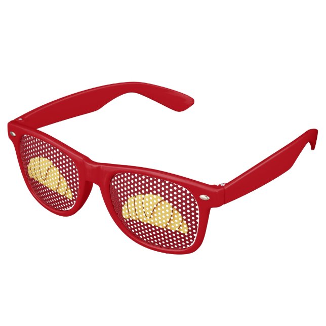 Lunettes De Fête Retro Croissant (Angulaire)