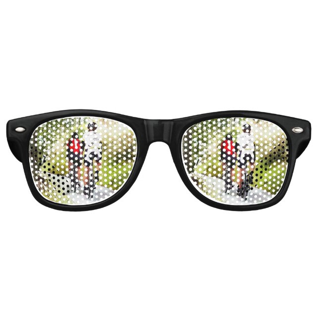 LUNETTES DE FÊTE RETRO CYCLISME (Devant)