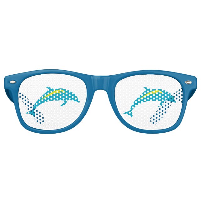 Lunettes De Fête Retro Dauphin (Devant)