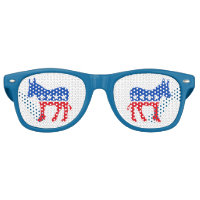 Démocrate Donkey Parti politique Retro Lunettes de