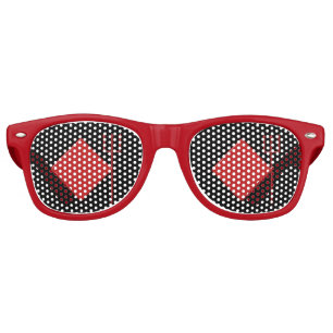 Lunettes De Fête Retro Démon diamant