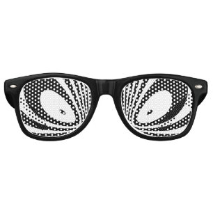 Lunettes De Fête Retro Dessin sur les yeux