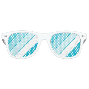 Lunettes De Fête Retro diagonale striée