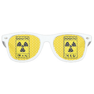 Lunettes De Fête Retro DJ Radioactif