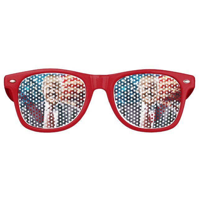Lunettes De Fête Retro Donald Trump MAGA (Devant)