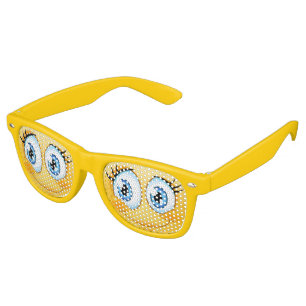 Lunettes De Fête Retro Doux tons souriants
