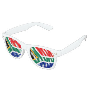 Lunettes De Fête Retro Drapeau Afrique du Sud
