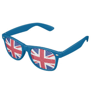 Lunettes De Fête Retro Drapeau britannique