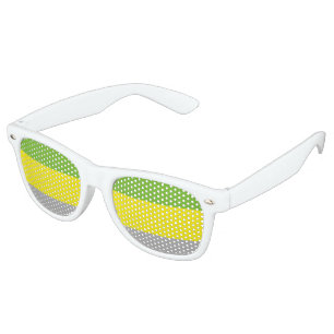 Lunettes De Fête Retro Drapeau de fierté lithromantique