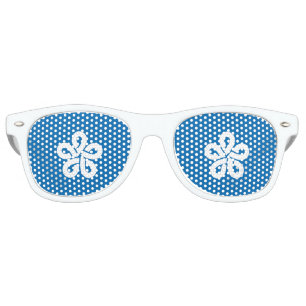 Lunettes De Fête Retro Drapeau de la préfecture de Fukuoka, Japon
