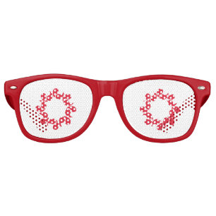 Lunettes De Fête Retro Drapeau de la préfecture de Saitama, Japon