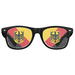 Lunettes De Fête Retro Drapeau de l'Allemagne