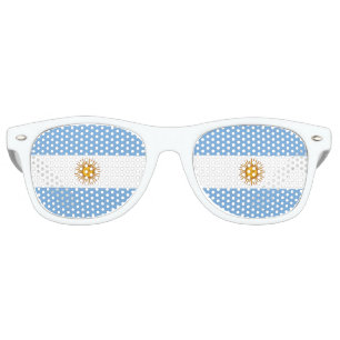 Lunettes De Fête Retro Drapeau de l'Argentine