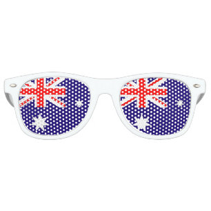 Lunettes De Fête Retro Drapeau de l'Australie