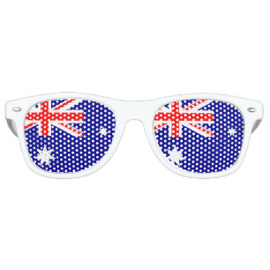 Lunettes De Fête Retro Drapeau de l'Australie - drapeau australien