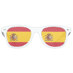 Lunettes De Fête Retro Drapeau de l'Espagne