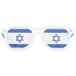 Lunettes De Fête Retro Drapeau de l'Israël