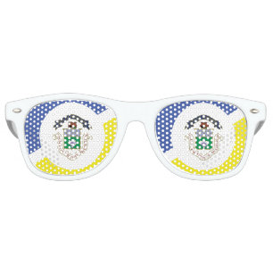 Lunettes De Fête Retro Drapeau de Winnipeg (Manitoba)