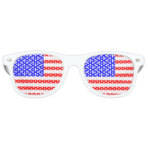 Lunettes De Fête Retro Drapeau des Etats-Unis