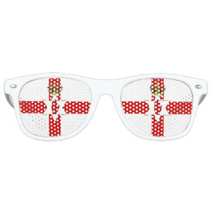 Lunettes De Fête Retro Drapeau d'Irlande du Nord