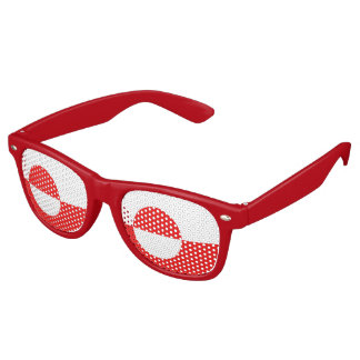 Lunettes De Fête Retro Drapeau du Groenland