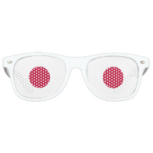 Lunettes De Fête Retro Drapeau du Japon