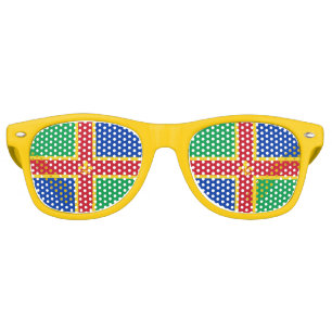 Lunettes De Fête Retro Drapeau du Lincolnshire