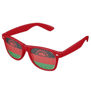 Lunettes De Fête Retro Drapeau du Malawi