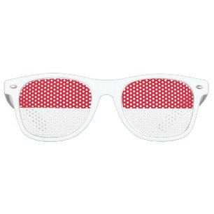 Lunettes De Fête Retro Drapeau du Maroc