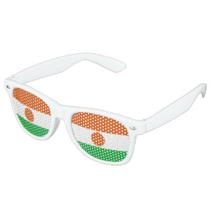 Lunettes De Fête Retro Drapeau du Niger
