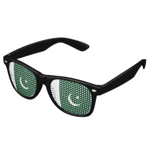 Lunettes De Fête Retro Drapeau du Pakistan