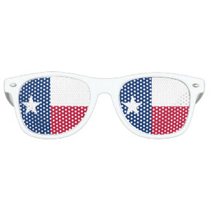 Lunettes De Fête Retro Drapeau du Texas