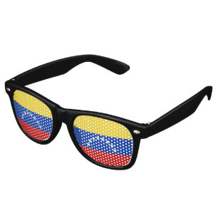 Lunettes De Fête Retro Drapeau du Venezuela