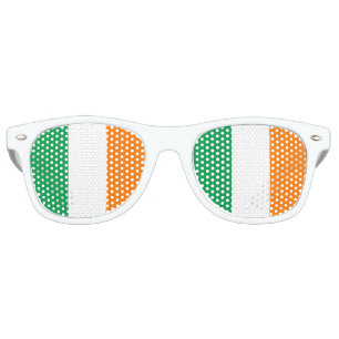 Lunettes De Fête Retro Drapeau irlandais