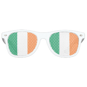 Lunettes De Fête Retro Drapeau irlandais