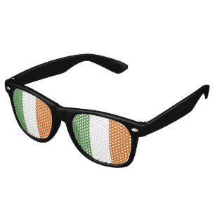 Lunettes De Fête Retro Drapeau irlandais