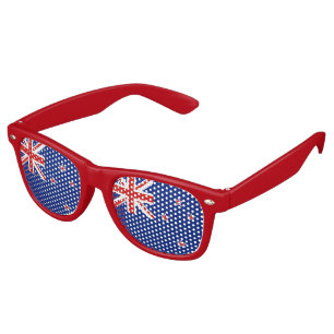 Lunettes De Fête Retro Drapeau néo-zélandais