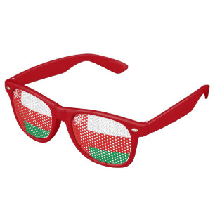 Lunettes De Fête Retro Drapeau Oman