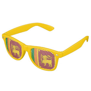 Lunettes De Fête Retro Drapeau sri-lankais