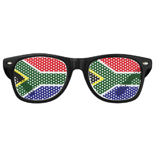 Lunettes De Fête Retro Drapeau sud-africain