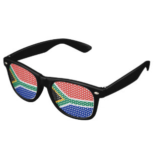 Lunettes De Fête Retro drapeau sud-africain