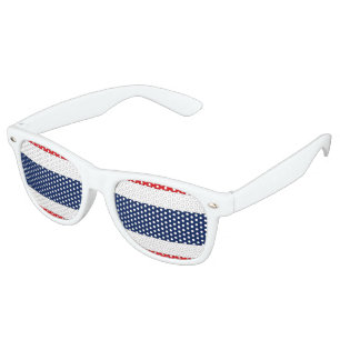 Lunettes De Fête Retro Drapeau Thaïlande