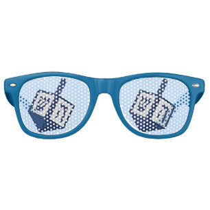Lunettes De Fête Retro Dreidel Hanoukka