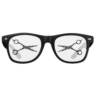 Lunettes De Fête Retro Drôle coiffeur coiffeur coiffeur styliste nuances 