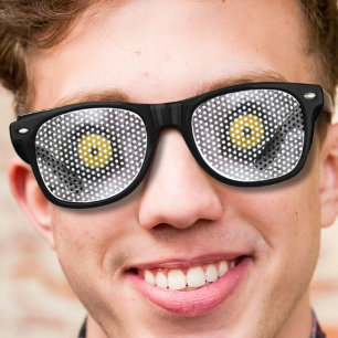 Lunettes De Fête Retro drôle de nouveauté nerd fou animal lémur yeux